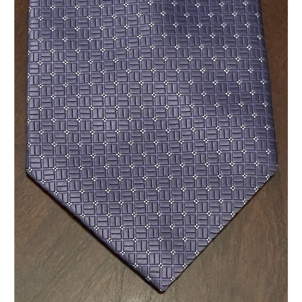 Leonardo Ny Purple Hand Made 100% Microfiber Men’s Neck Tie Made In China Long
